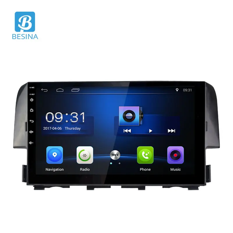 Clearance Besina 10.1 inch Android 8.0 Car Radio For Honda Civic 2016 2017 Multimedia Player GPS Navigation 2G+32G Stereo WIFI RDS Video 3 Clearance Besina 10.1 inch Android 8.0 Car Radio For Honda Civic 2016 2017 Multimedia Player GPS Navigation 2G+32G Stereo WIFI RDS Video 3