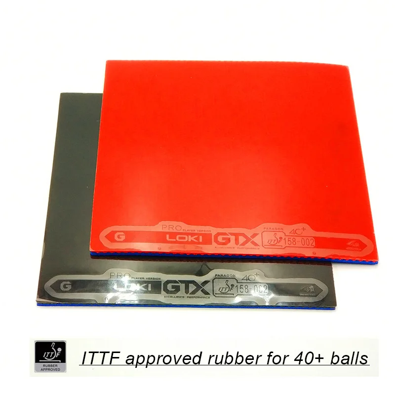Najtaniej LOKI GTX Professional przyklejony tenis stołowy guma mocny Spin wysokie elastyczne niebieskie gąbki pestki w Pingpong guma do pętli ataku