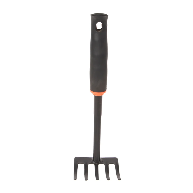 1Pc Portable Digging Tool Mini Steel Rake For Home Garden Transplanting Tool farming rake