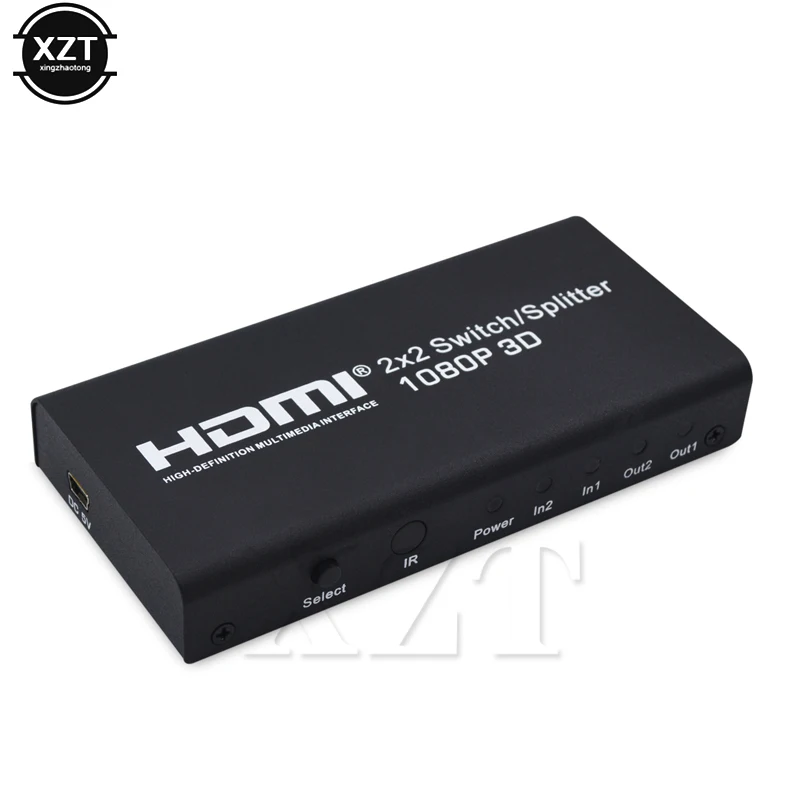 Высокое качество 1PSC 3D HDMI Коммутатор сплиттер Full HD 2x2 переключатель Универсальный