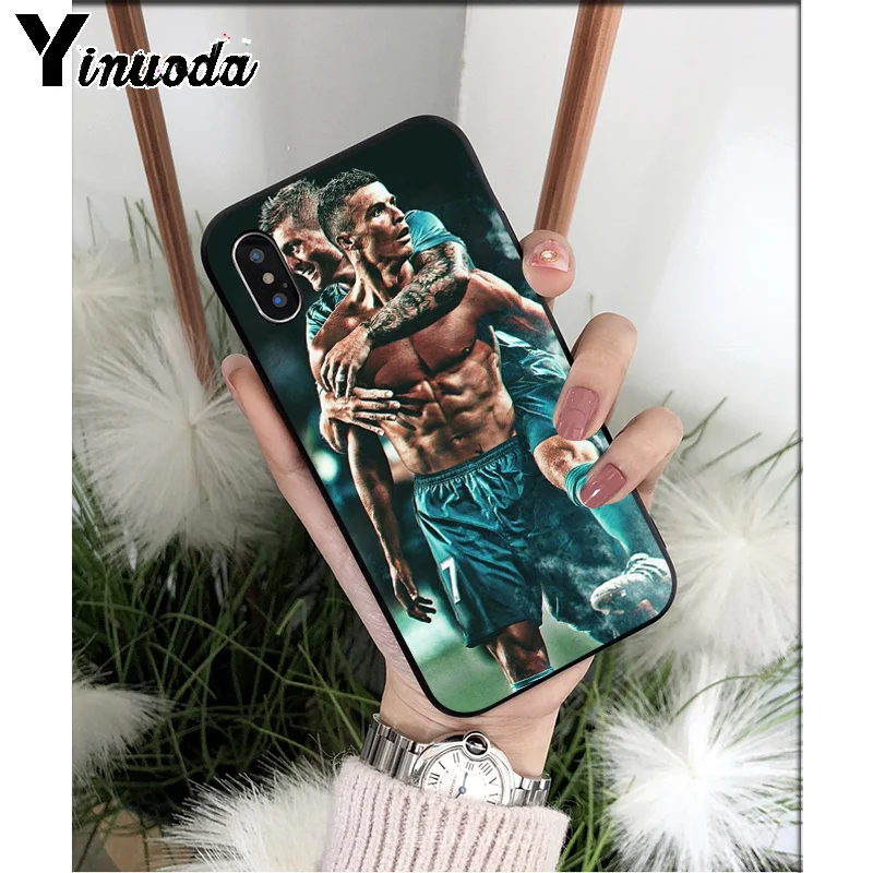 Yinuoda كريستيانو رونالدو CR7 العملاء عالية الجودة جراب هاتف ل أبل فون 8 7 6 6 S زائد X XS ماكس 5 5 S SE XR الهواتف المحمولة Yinuoda كريستيانو رونالدو CR7 العملاء عالية الجودة جراب هاتف ل أبل فون 8 7 6 6 S زائد X XS ماكس 5 5 S SE XR الهواتف المحمولة