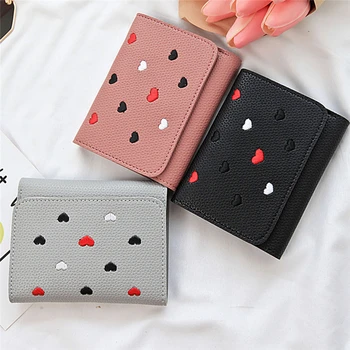 

New Arrival Women Wallet Luxury Elegant Leisure Women Heart-shaped Clutches Purse Handbag Cardbag Tote Ladies Handbag