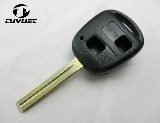 Remote Key Shell 2 Buttons For Lexus Car Key Blanks Case With TOY48 Long Blade 46MM remtekey remote key shell 2 button for lexus toy48 short key blade es350 is250 is350 sc430 2005 2006 2007 2008