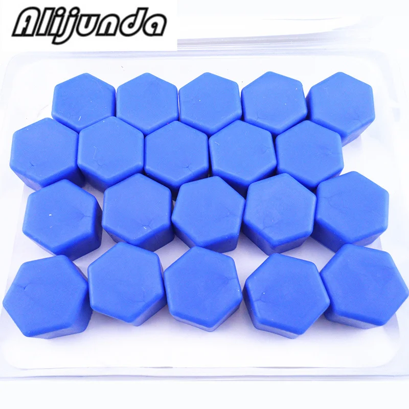 Car Styling,20pcs Silica Gel Wheel Nuts Covers Protective For Ford