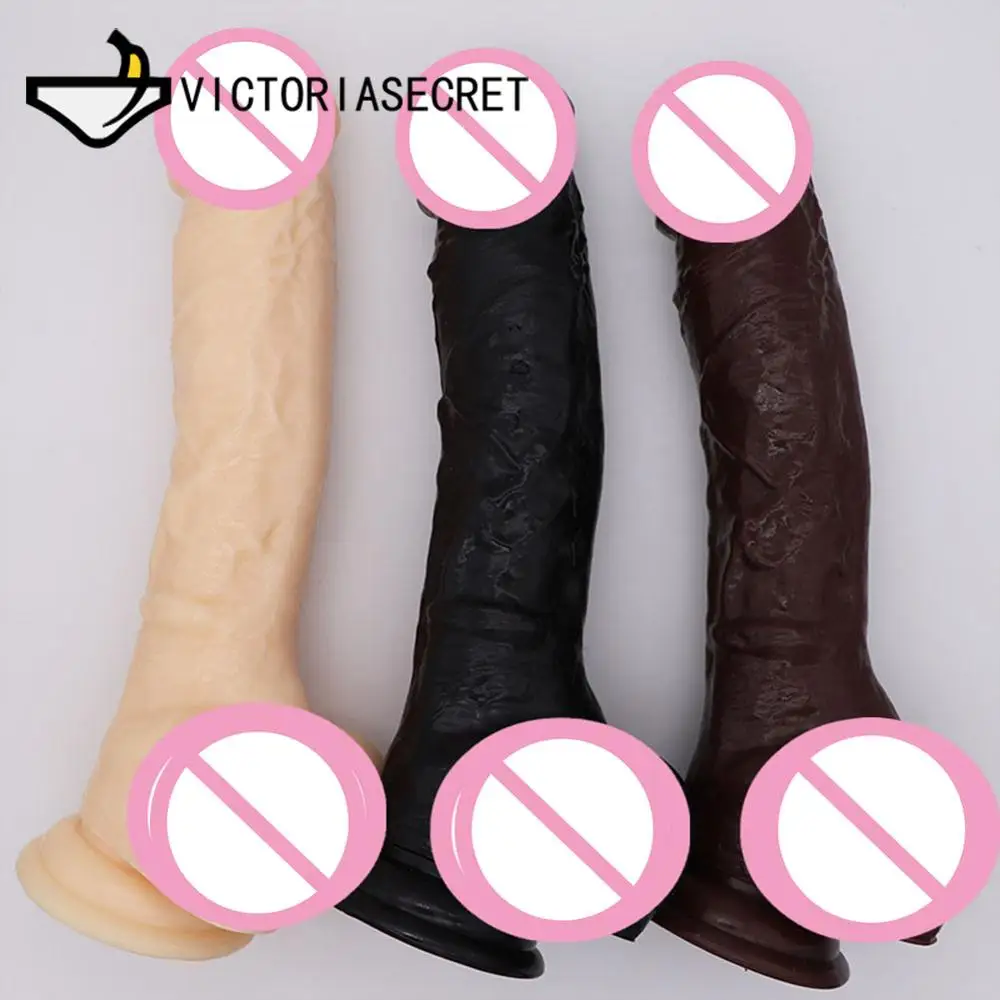 Dildo Realistic Huge Dildo Penis Cock Anal Plug Masturbation Dick Suction Cup Erotic goods Sexs Adults Toys Shop Dildo For Woman