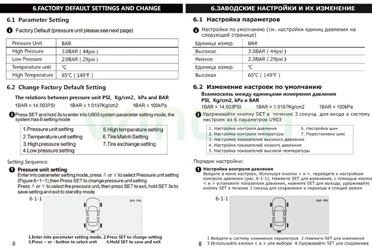 Цвет Экран TPMS с внешними Сенсор мониторинга Батарея напряжения транспортного средства Сенсор Батарея Сменные более способ установки