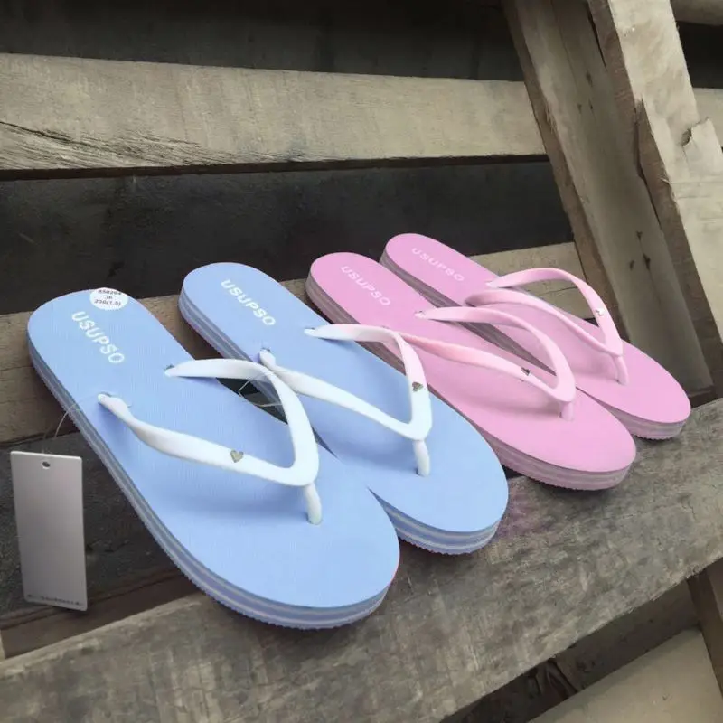 

Fashion Women Slippers Flip Flops Beach Sandals Candy Color Ladies Shoes