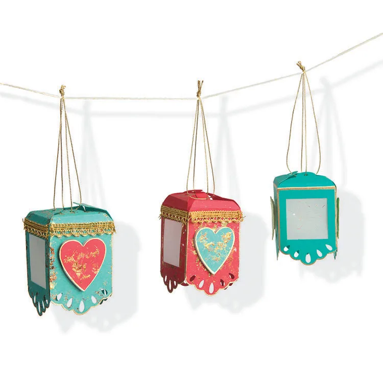 

Love Heart Lamp Set Metal Cutting Dies Stencil Scrapbook Album Embossing For Gift Card Making Handcrafts Decor