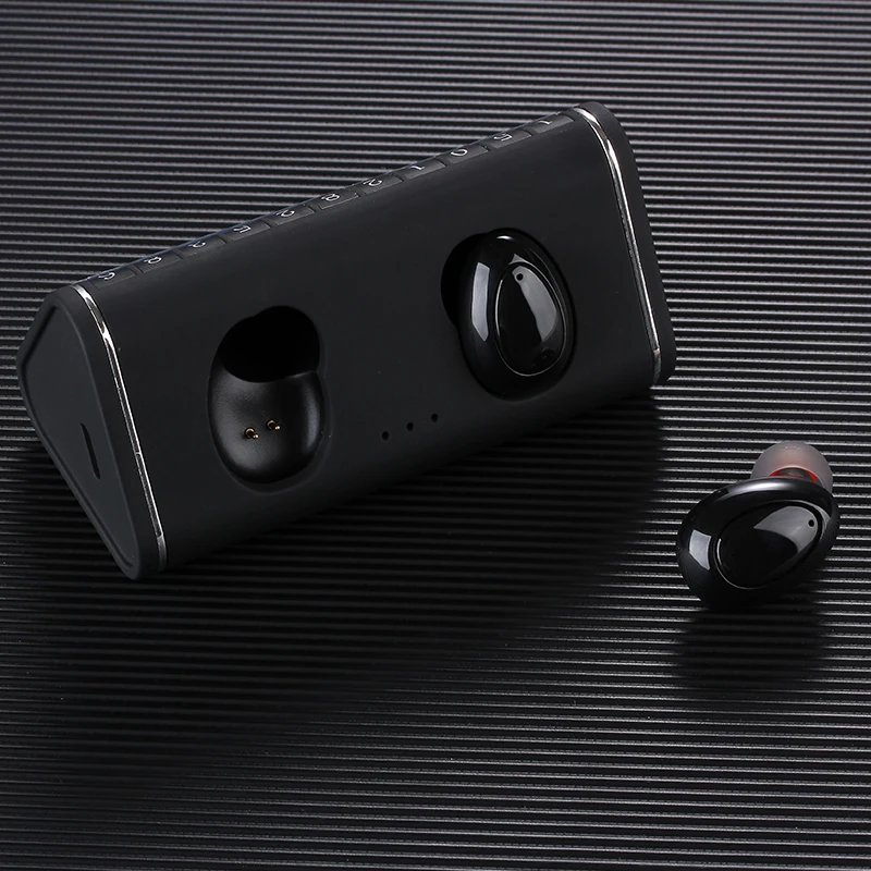 

X9 Mini TWS in ear Bluetooth 4.2 wireless noise reduction earphone with Solar charge Charging box for IOS android mobile phone