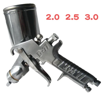 

Manual Spray Gun D77 gravity/ Suction Feed Paint Spray Gun 2.0/2.5/3.0/3.5 Nozzle with 1000cc 1/4 Cup paint gun