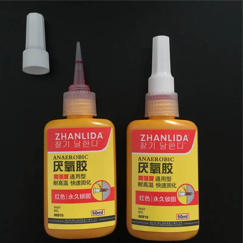 

50ml Heat-resistant Anaerobic adhesive Metal screw Lock Screw glue Thread Seal up Red Anti Rust Fast Drying glue