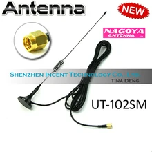 VOIONAIR 10 шт./лот двухдиапазонный UT-102 SMA Мужской мобильный антенна для ветчины Радио УКВ УВЧ