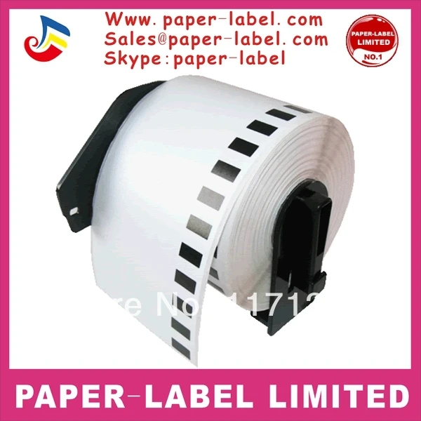 100 Brother DK 22205 DK 2205 dk22205 dk2205 Compatible Address Labels Grade A (Continuous roll ...