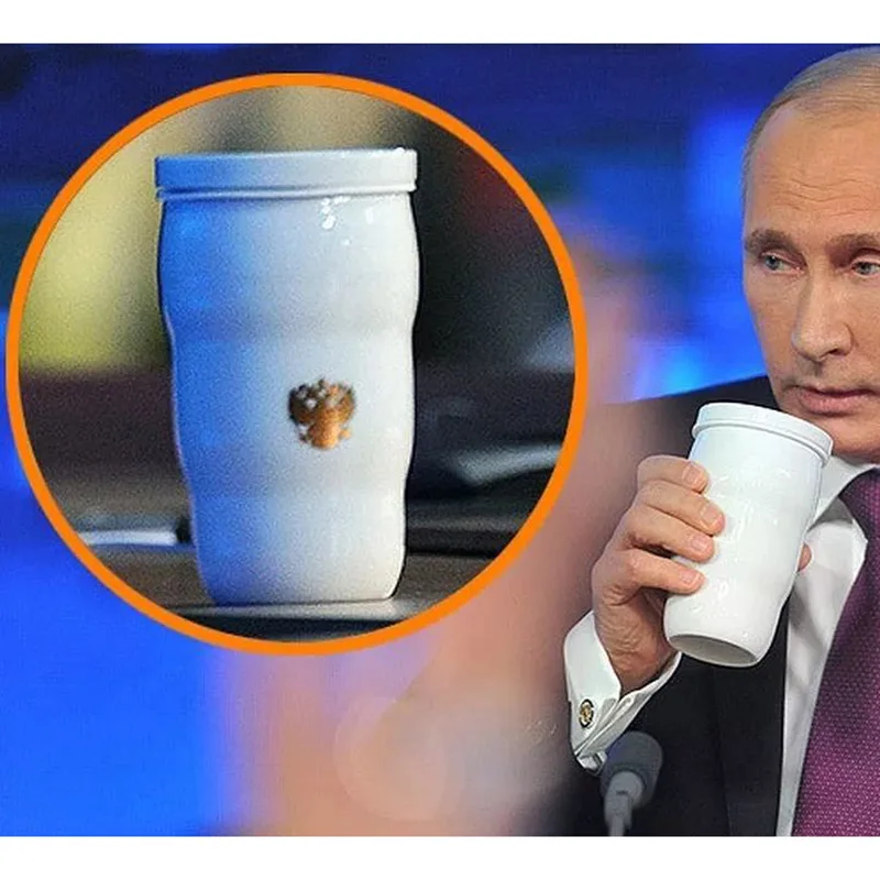 

Putin's Same Thermal Cup Putin Same Mug Trump Putin G20 Toasted Thermal Cups Ceramic Cups KM88