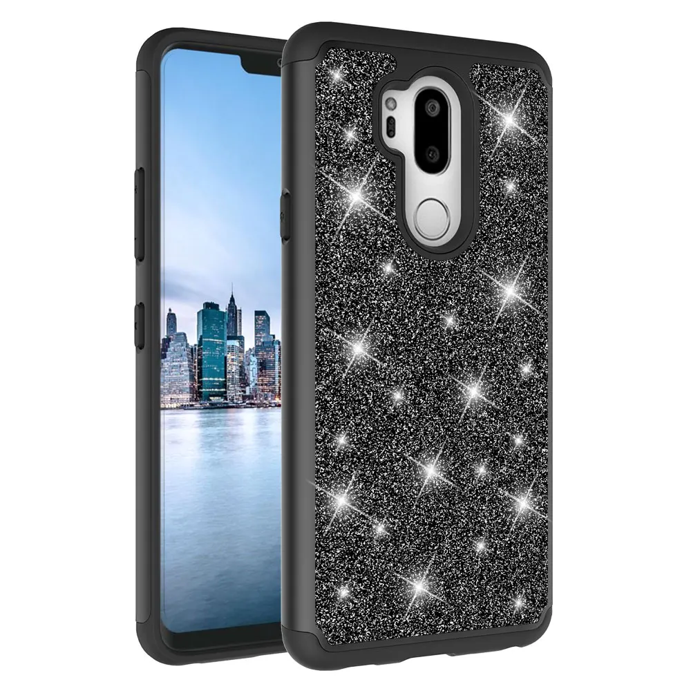 Hybrid Phone Etui for LG G7 ThinQ Case Coque LG G7 Cass Bling Back