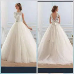 Лори А-силуэта свадебное платье 2019 Кружева Тюль vestido de casamento