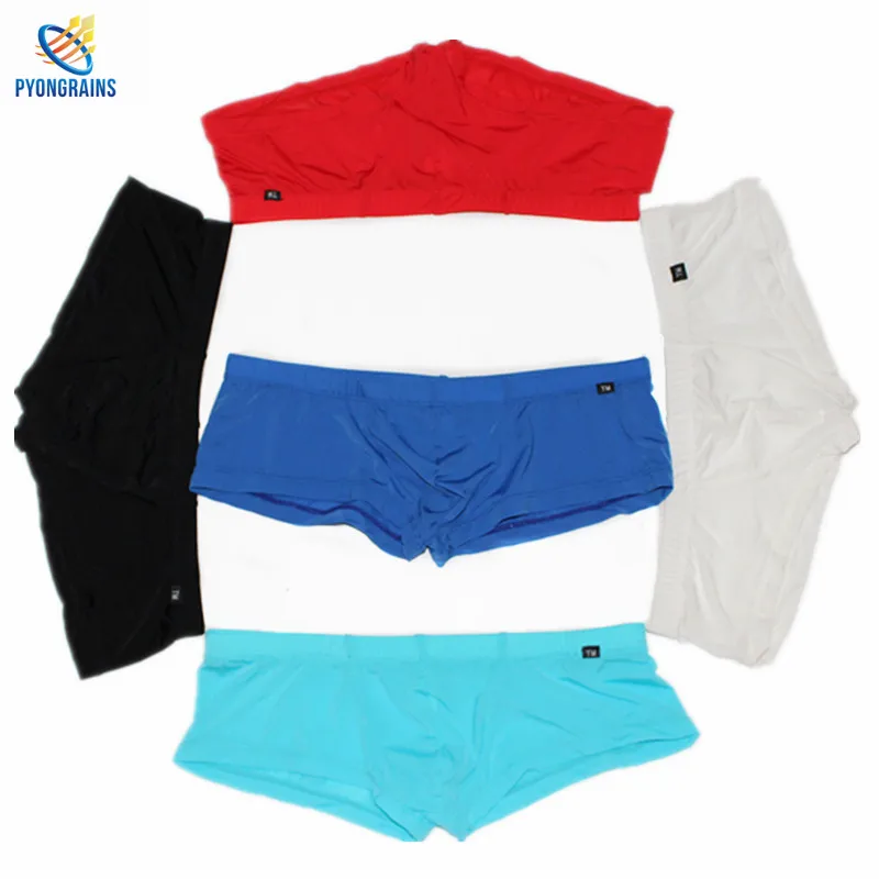 2016 Biancheria Intima Sexy Uomini Classic Nylon Mutande Mens Pugili Della Biancheria Intima Pantaloncini Bermuda Masculina De Marca Cuecas Pugile Deg