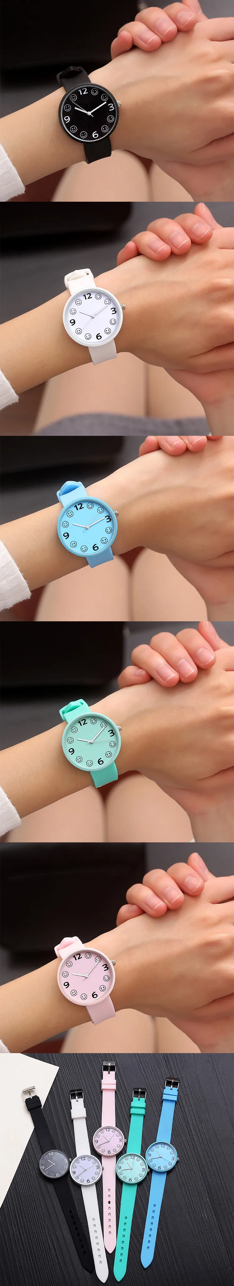 Простые наручные часы детские часы для девочек часы студенческие Детские Силиконовые часы Детские кварцевые наручные часы для подарка