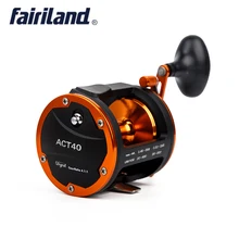 3BB+ 1RB 636 г/22,4 унц. 4,1: 1 Fairiland барабанный троллинг катушка(40A/B) правая рука 18 кг перетащите мощность Лодка Рыболовная катушка для соленой воды/пресной воды