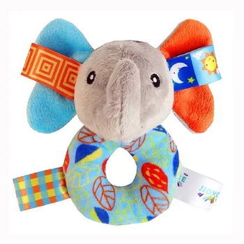

New Baby Infant Animal Soft Rattles Mobiles Bed Crib Stroller Hanging Toy Cute Educational Gifts Newborn Animal Plush Toys