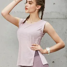 Профессиональный Спортивный Топ Slim fit фитнес женский топ для йоги летний спортивный жилет для тренировок без рукавов дышащая майка рубашка для бега