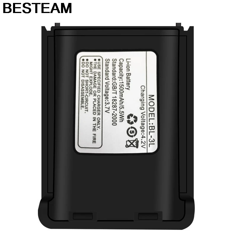 

Battery Original BaoFeng UV-3R+ Battery 3.7V 1500mah Li-ion for Baofeng UV3R Walkie Talkie UV3R PLUS