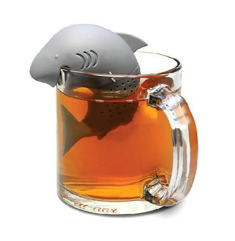 Unique Silicone Tea Straine Grey Tea Infuser Filter Seafish Style Teapot Teabags Tea infusers