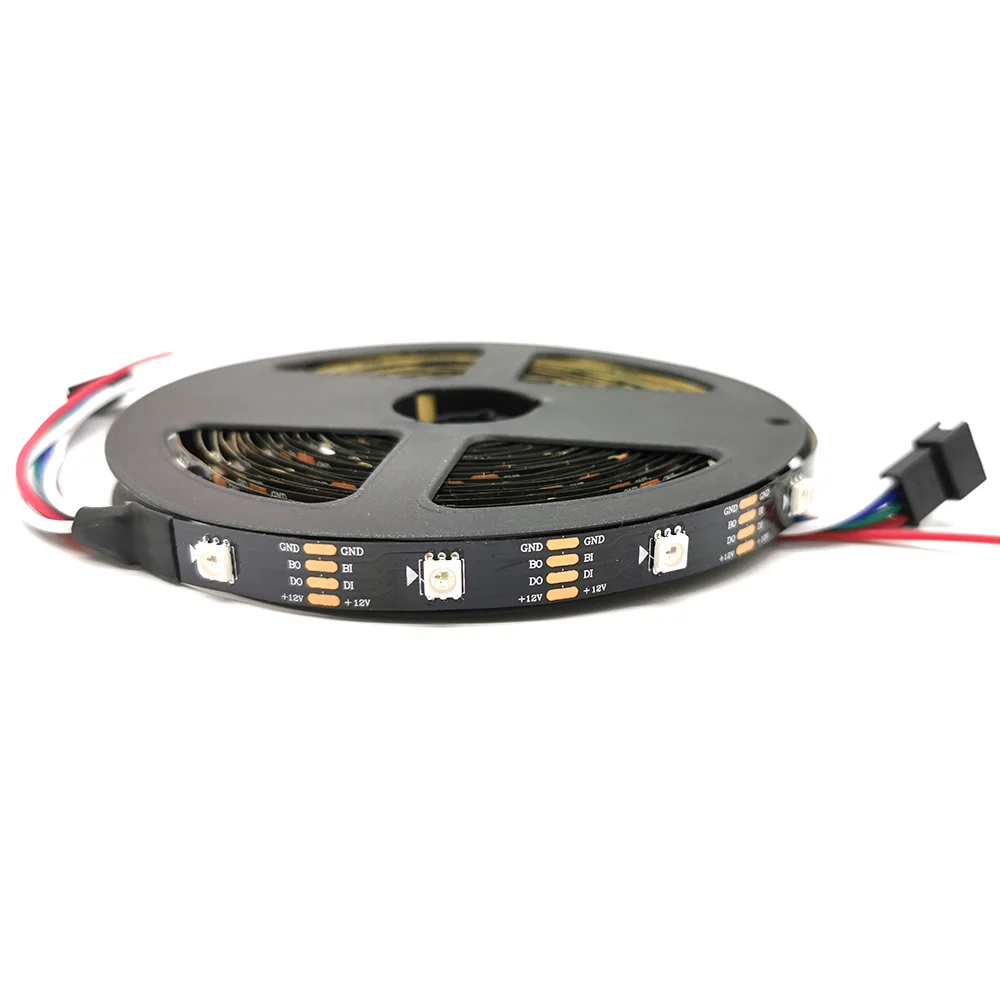 

WS2815 DC12V (WS2812B/WS2813) RGB LED Pixels Strip Light Individually Addressable LED Dual-Signal 1m/5m 30/60/144 Pixels/Leds/m