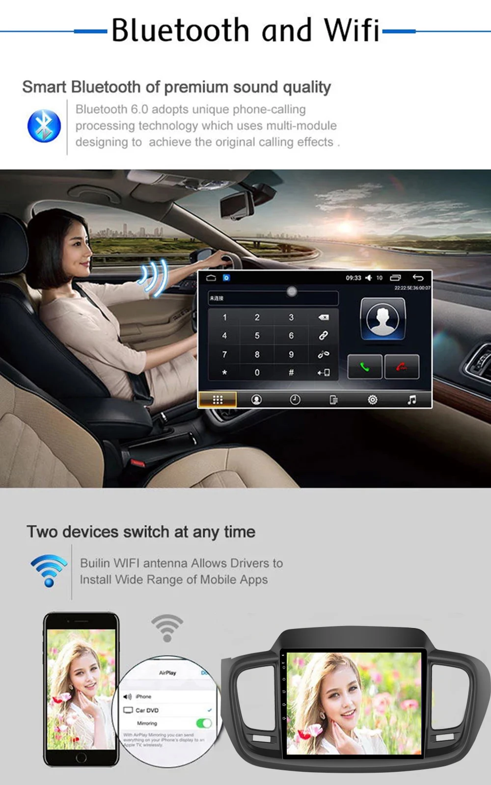 Clearance Car Multimedia player 1 Din Android 7.1 Car DVD For KIA Sorento 2015-2018 10.1" 2G/16G touch screen Car Radio GPS 5 Clearance Car Multimedia player 1 Din Android 7.1 Car DVD For KIA Sorento 2015-2018 10.1" 2G/16G touch screen Car Radio GPS 5