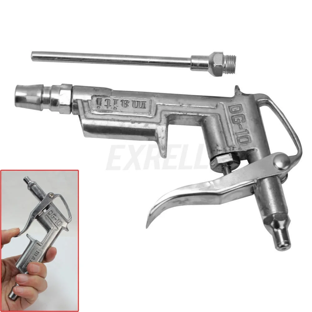Air Compressor Dust Duster Trigger Handle 1/4" Compressed Nozzle Blow