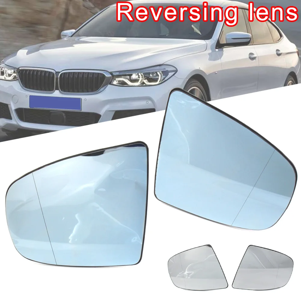 2019 1 Pair Heated Side Wing Mirror Glass Replacement Accessories for