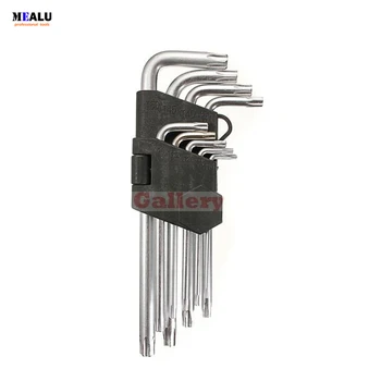 

9pcs L Shape T10-t50 Torx Hex Screwdriver Star Key Set Wrench Key Set