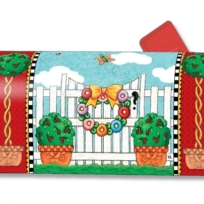 

Magnet Works Topiary Gate Original Magnetic Mailbox Wrap Cover
