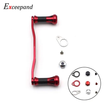 

Exceepand Red Fishing Reel Handle for Abu Garcia Daiwa Casting Reel Grips Carbon Fiber Tube Decorating