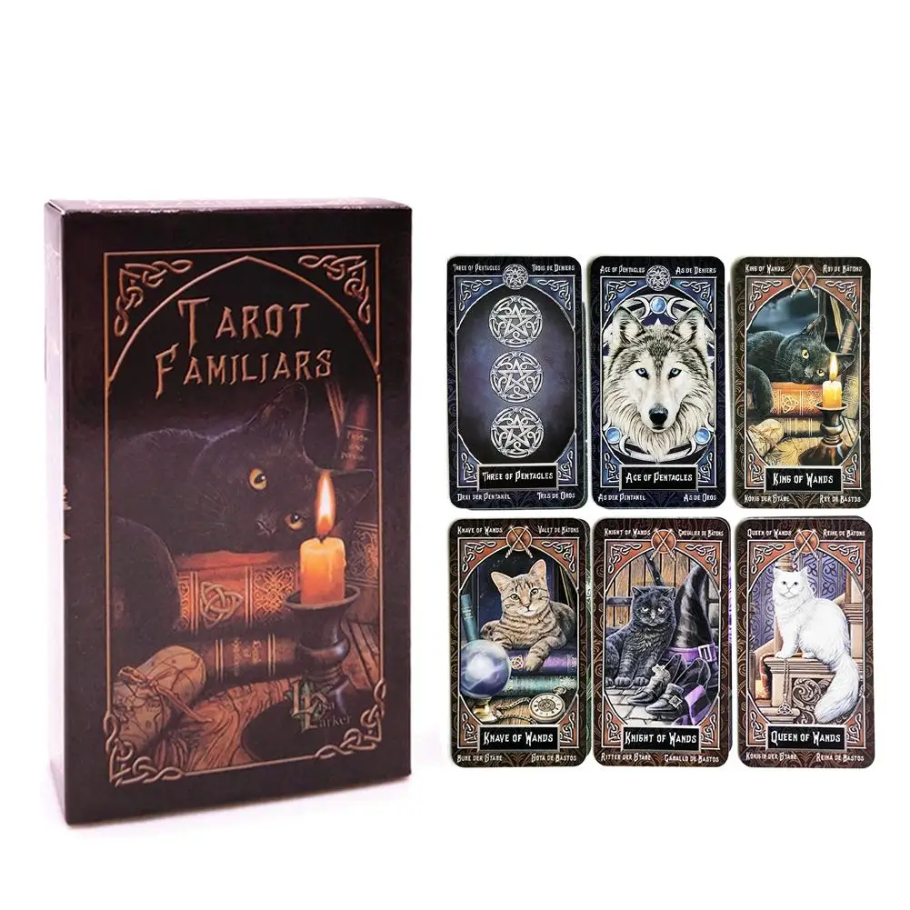 

High Quality God Beast Tarot Cards Deck Board Games Cards 4 Languages Tarot Card Read The Mythical Divination Fairies Card Games