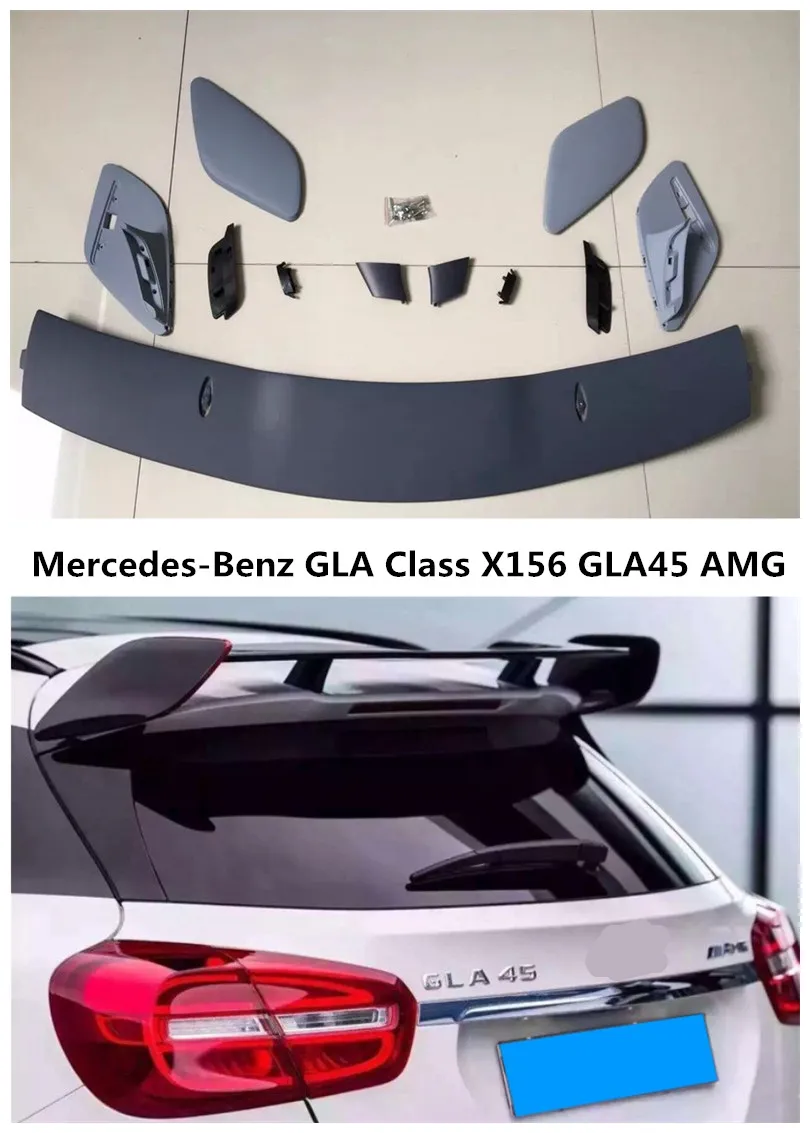 Amg Spoiler Untuk Mercedes Benz Gla Kelas X156 Gla45 Gla200 Gla220 Gla250 Gla260 2014 2017 Mobil Wing Spoiler Auto Aksesoris Car Wing Spoiler Wing Spoilercar Wing Aliexpress