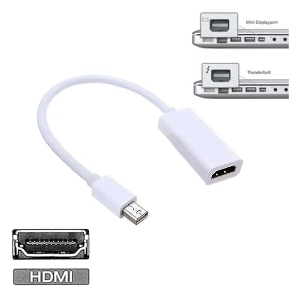 

NEW 1080P Mini Display Port DP to HDMI Adapter Cable for Apple MacBook Air Pro iMac