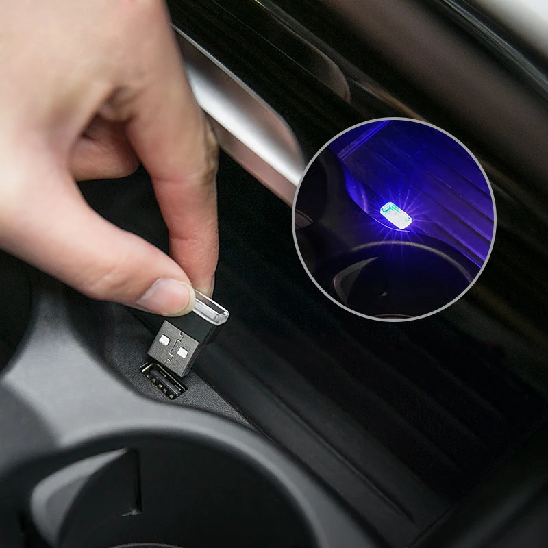 

Car Styling Cup Holder storage box light USB Decorative For Maserati Ghibli Quattroporte Levante Mustang Subaru BRZ Mercedes