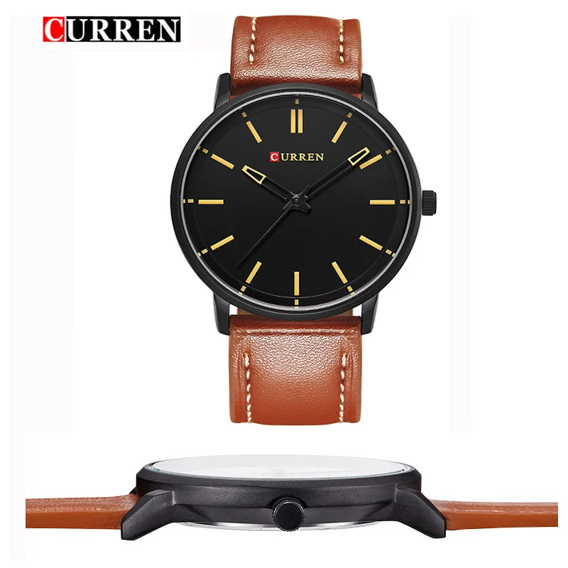 Часы CURREN Мужские деловые Роскошные кожаные наручные подарок|gift business|gift giftsgifts male |