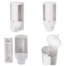 Мл; дозатор для лосьона 200 пластик настенное крепление мыло диспенсер шампунь дозатор-гель для душа дезинфицирующее средство для рук замок дизайн Ванная комната Кухня