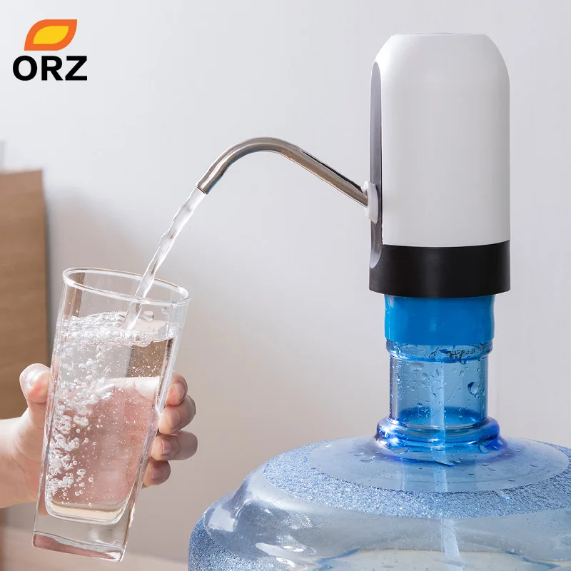 

USB Charging Electric Water Pump Dispenser Portable Water Pump Gallon Drinking Bottle Switch Bottle Faucet Treatment Appliances