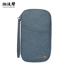 Hohe Qualität Multifunktionale Reise Zubehör Passport Taschen Travel Document Organizer Große Kapazität Oxford Passport Wallet