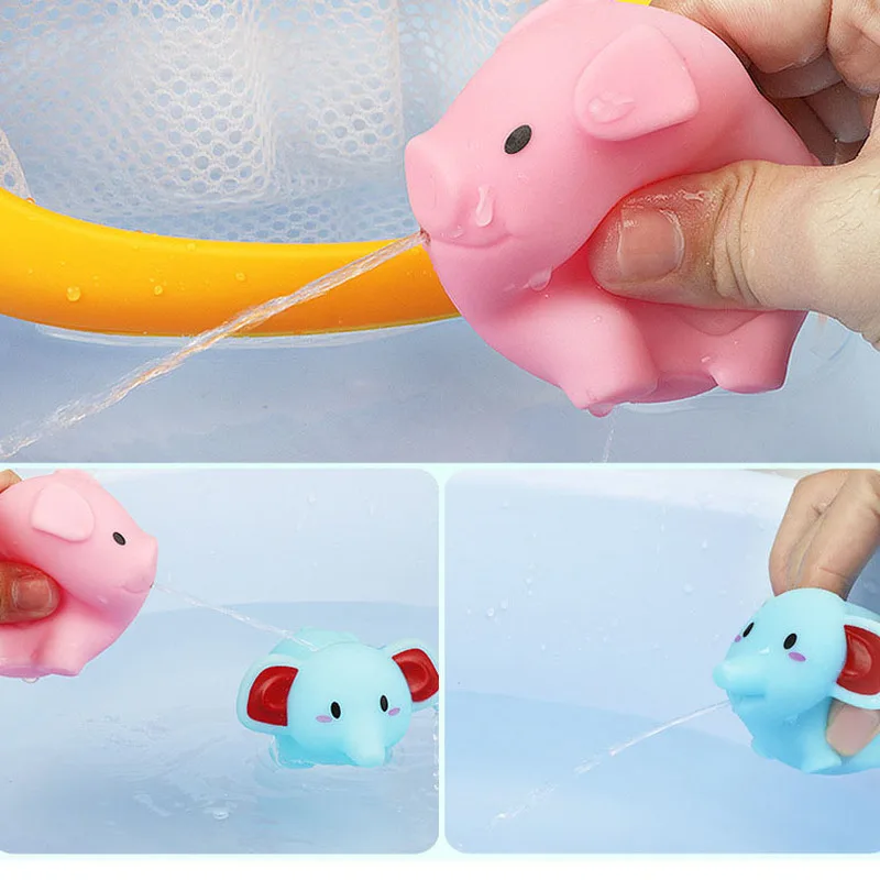 New Cute Animal Baby Bath Toys PVC Float Squeeze Sound Toy Children Bathroom Toys Children Beautiful Toys New Cute Animal Baby Bath Toys PVC Float Squeeze Sound Toy Children Bathroom Toys Children Beautiful Toys