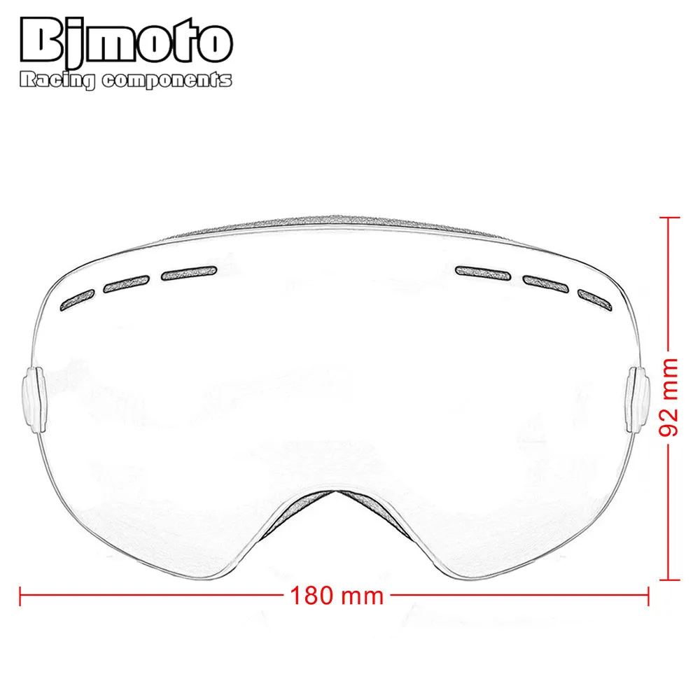 Bjmoto лыжные виды спорта Сноуборд Зимние защитные очки для катания на лыжах