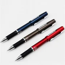 0,5 мм 1,0 мм металлическая блестящая гелевая ручка черная жидкая чернильная деловая ручка фирменные гелевые ручки офисные принадлежности Deli S71