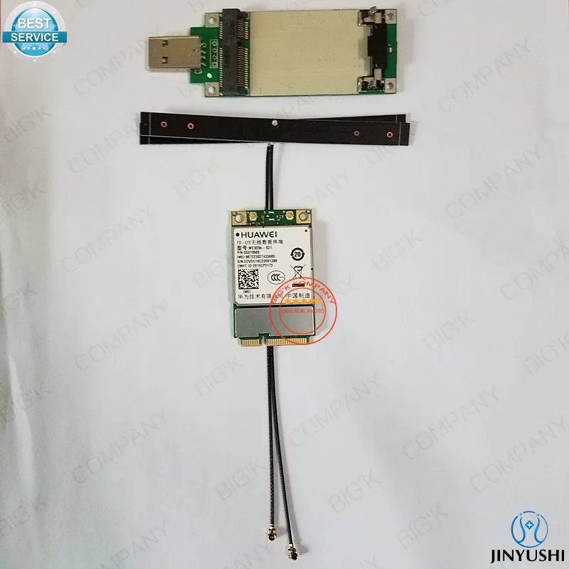 

JINYUSHI for ME909s-821+2pcs antenna +USB transfer card 100% NEW&Original Mini PCIe FDD LTE 4G WCDMA GSM Module Free Shipping