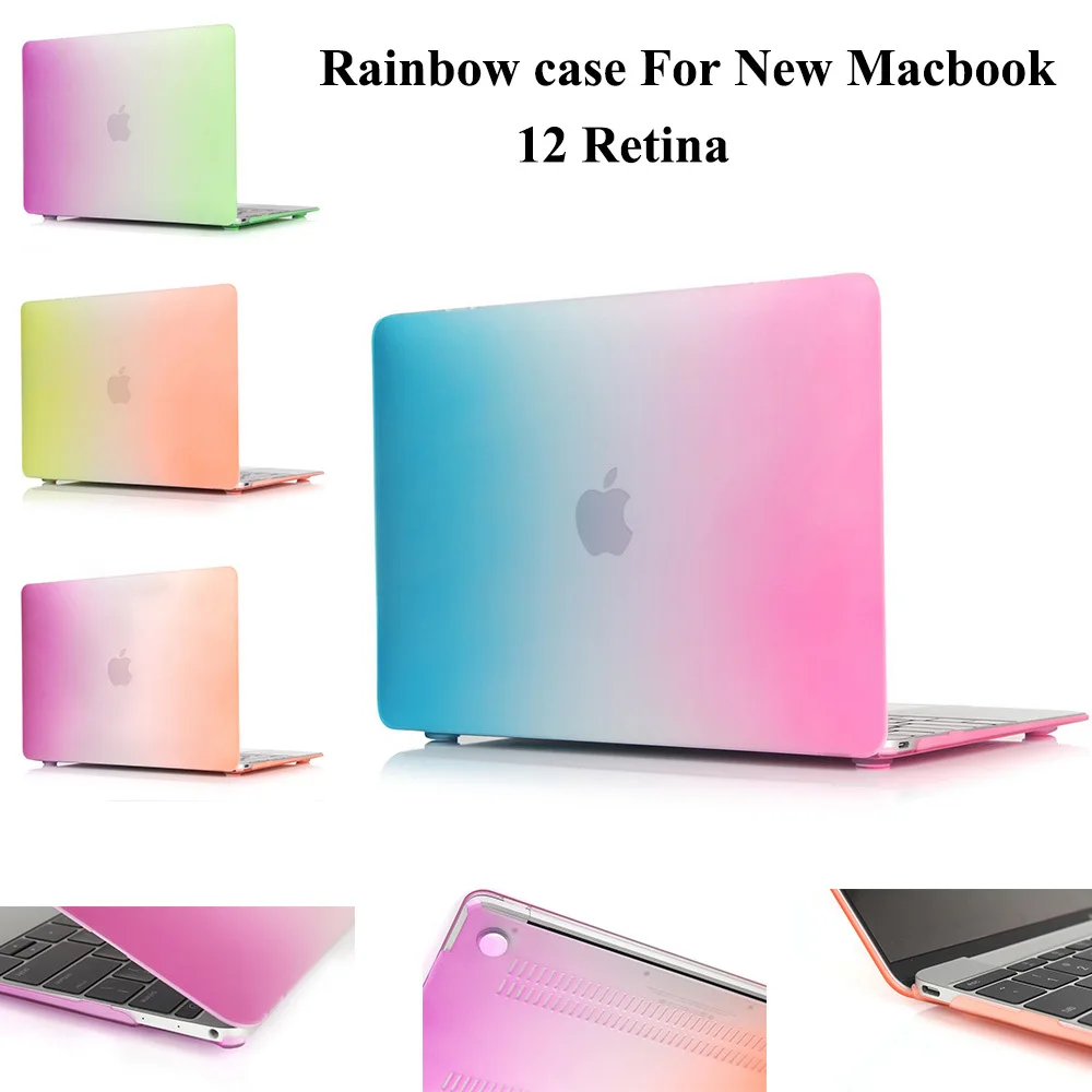 Для 2015 Новый MacBook 12 дюймов с дисплеем Retina прорезиненный тонкий жесткий матовый