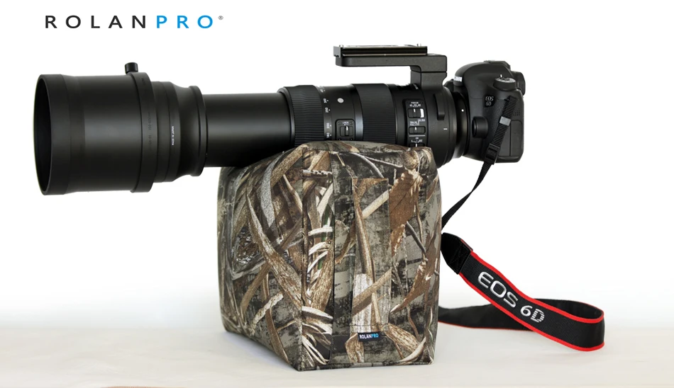 Rolanpro Nylon Waterproof Light Weight Bean Bag Pillow For Camera