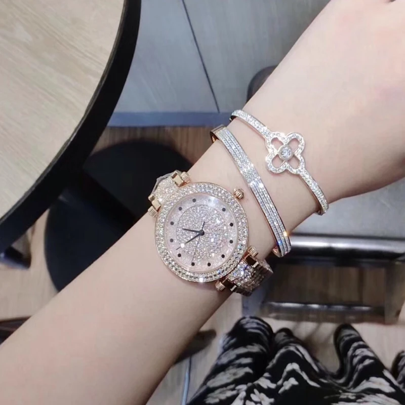 Часы женские кварцевые из нержавеющей стали с бриллиантом|clock brand|clock fashionclock girl |