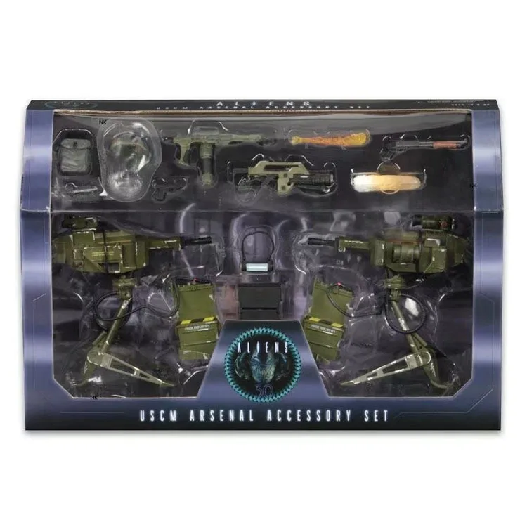 14 pack инопланетянин NECA Uscm набор аксессуаров из ПВХ Фигурки Коллекционная модель